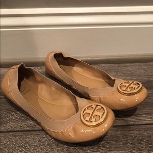 Tory Burch Caroline Nude Flats Size 6